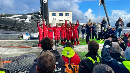Trophée Jules Verne : record battu pour Thomas Coville et son équipage