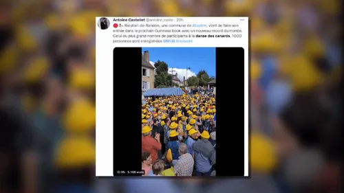 Le record de participants à la danse des canards battu en Lozère 