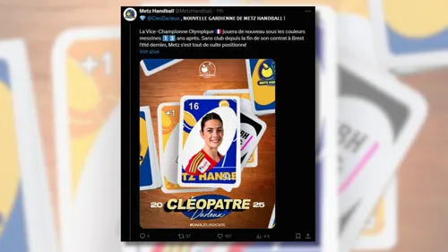 Handball : Cléopatre Darleux quitte Brest et rejoint Metz