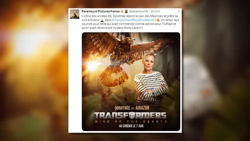 Dorothée sera l'une des voix françaises du prochain "Transformers"