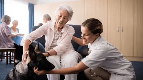 Les chiens et les chats bientôt acceptés en Ehpad ?