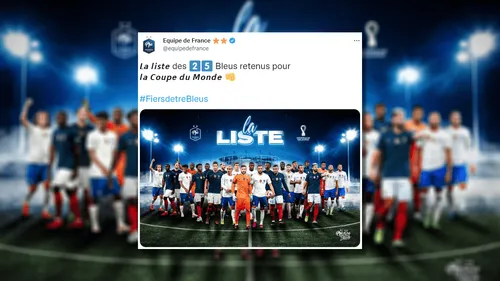 Coupe du monde de football : les 25 joueurs appelés par Didier...