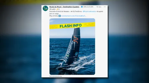 Fabrice Amedeo : "mon bateau a coulé en flamme sous mes yeux"