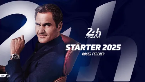 24 Heures du Mans 2025 : le coup d'envoi donné par Roger Federer