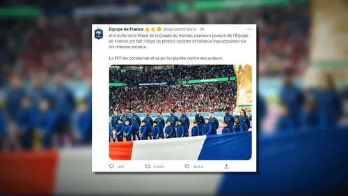 La FFF condamne les propos racistes envers des joueurs de l’équipe...