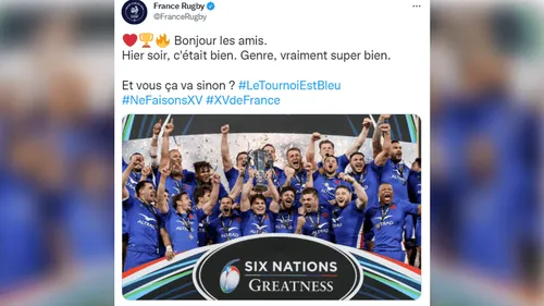 Le Grand Chelem pour le XV de France au Tournoi des six nations !