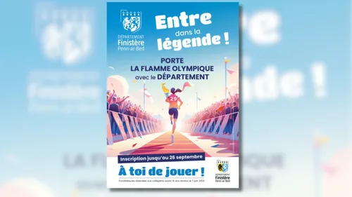 Avis aux collégiens finistériens : qui veut porter la flamme...