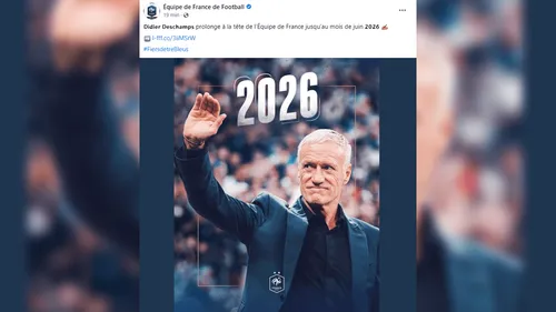 Football : Didier Deschamps prolongé à la tête des Bleus jusqu'en 2026