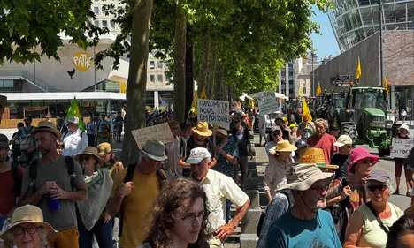 "C'est une loi mortifère pour les paysans", plus de 500...