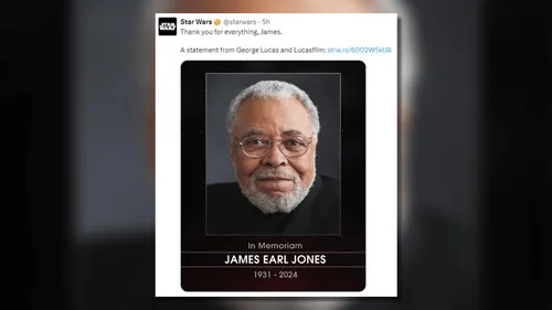 Voix de la réplique culte "Je suis ton père", James Earl Jones...