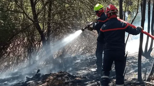Incendie à Baugé-en-Anjou : 600 hectares brûlés, le feu pas encore...