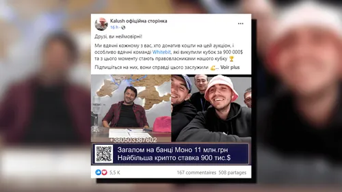 Eurovision : le groupe ukrainien Kalush Orchestra revend son trophée