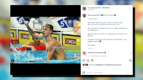 Natation : Léon Marchand marche sur l’eau