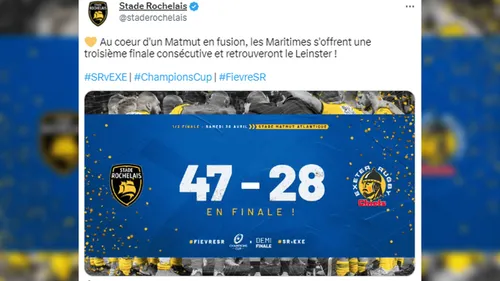 Coupe d'Europe de rugby : Le Stade Rochelais bat Exeter et...