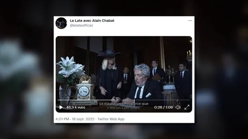 Alain Chabat parodie le Roi Charles III pour le Late Show