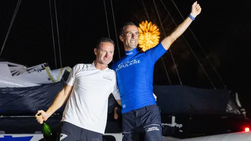 Transat Jacques Vabre : triomphe du Finistérien Armel Le Cléac'h et...