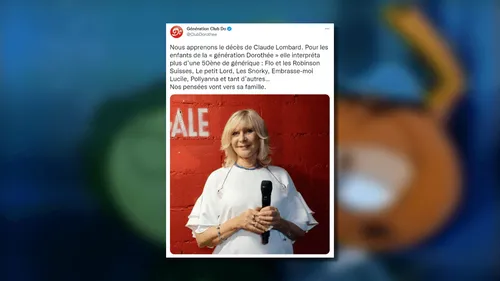 La chanteuse Claude Lombard, voix des génériques de dessins-animés...