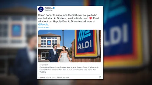 Ils se sont dit oui chez Aldi