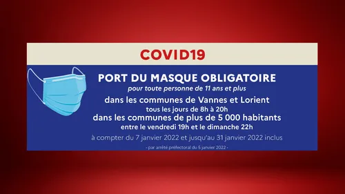 Morbihan : le masque devient obligatoire tous les jours à Vannes et...