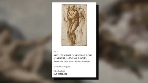 Un dessin de Michel-Ange vendu 23 millions d’euros aux enchères