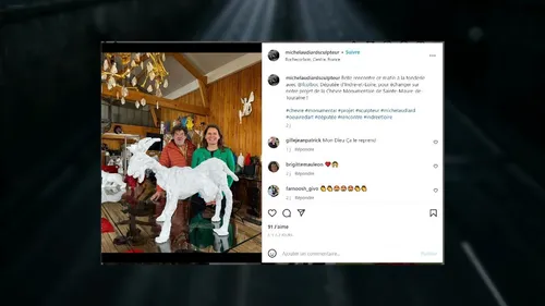 Insolite : une chèvre géante à Sainte-Maure-de-Touraine