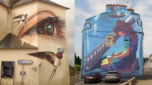 Deux œuvres du Morlaix Arts Tour en finale de la plus belle fresque...