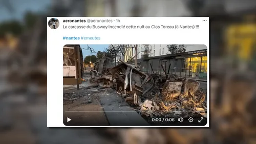 Une nuit de violences urbaines dans le Grand Ouest