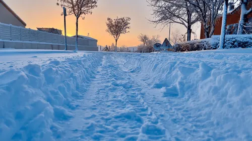 EN IMAGES - L'Ouest sous la neige !