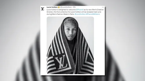Pharrell Williams est le nouveau directeur artistique de Vuitton homme
