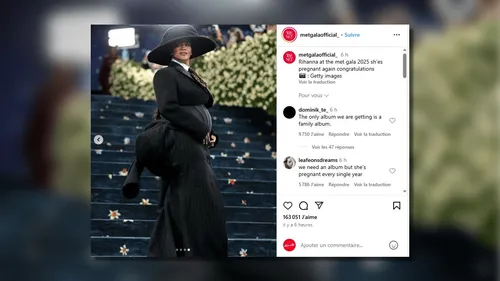 Rihanna annonce sa grossesse en faisant sensation ! 