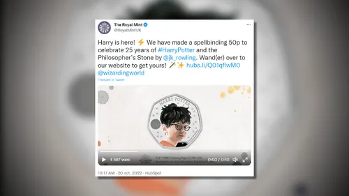 Des pièces de monnaie à l’effigie d’Harry Potter 