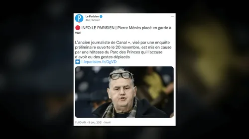 Accusé d'agression sexuelle, Pierre Ménès placé en garde à vue
