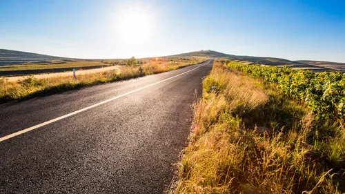 Morbihan : une route fond à cause de la chaleur