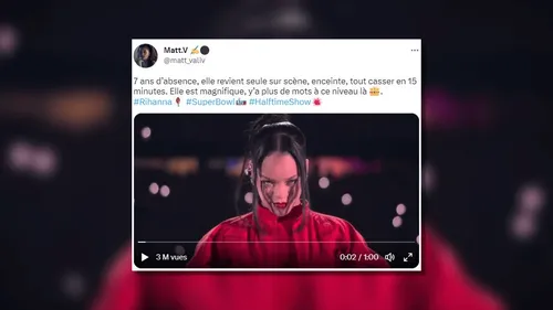 Superbowl : les internautes réagissent au show de Rihanna