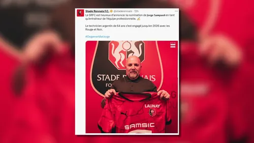 L'Argentin Jorge Sampaoli nouvel entraîneur du Stade Rennais