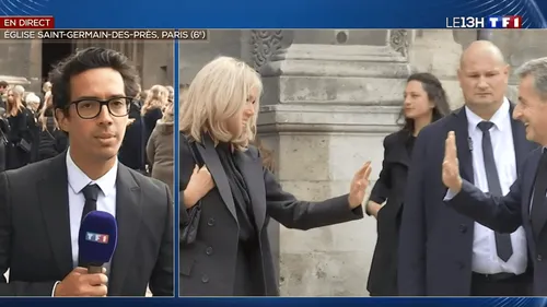 Célébrités et anonymes à la messe en hommage à Bernard Tapie à Paris