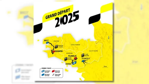 Le Tour de France femmes 2025 partira de Bretagne