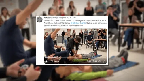 Des records mondiaux battus pour le Téléthon