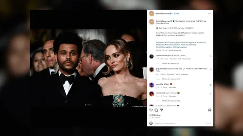 The Weeknd a présenté sa sulfureuse série "The Idol" au Festival de...