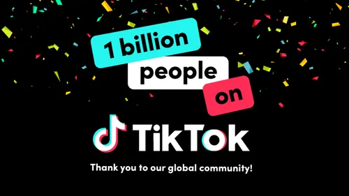 TikTok passe le cap du milliard d'utilisateurs actifs chaque mois