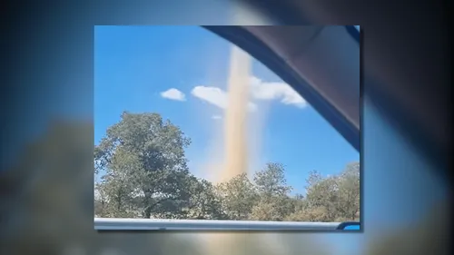 Un tourbillon de poussière observé en Bretagne 