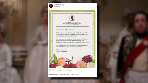 La Chronique de Bridgerton : Netflix dévoile le pitch de la...