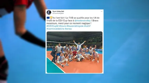 Volley : exploit de Tours, tombeur de Modène et qualifié pour les...