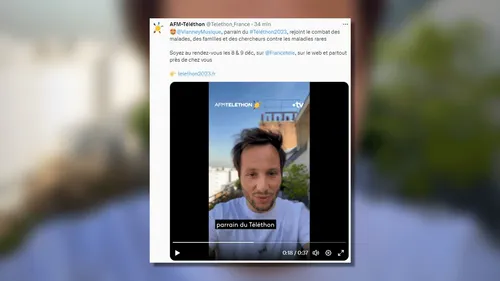 Vianney parrainera le Téléthon 2023