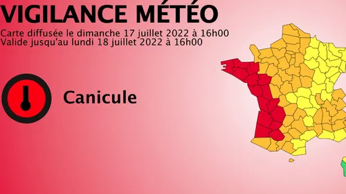Canicule : 15 départements placés en vigilance rouge