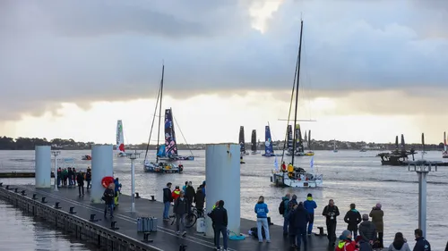 Transat Jacques-Vabre : les Class 40 et Ocean Fifty sont repartis...
