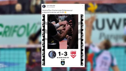 Ligue des champions de volley : Tours s’incline contre Civitanova