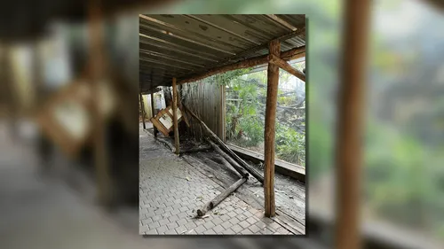 Victime des violents orages, le Zoo de La Flèche fermé