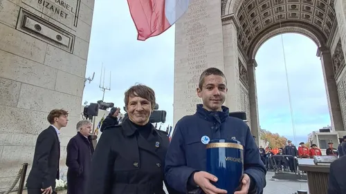 Un collégien ardennais présent à la cérémonie du 11 Novembre à Paris