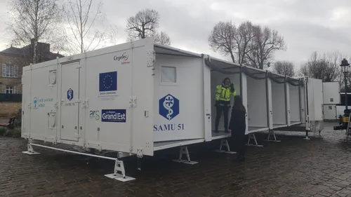 Un "hôpital ambulant" installé à Rethel